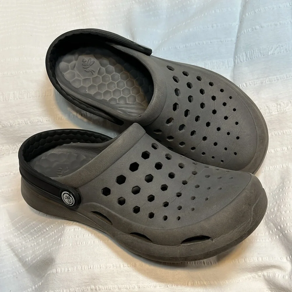 Joybees Kids Waterproof SANDALS Clogs J 5 Gray